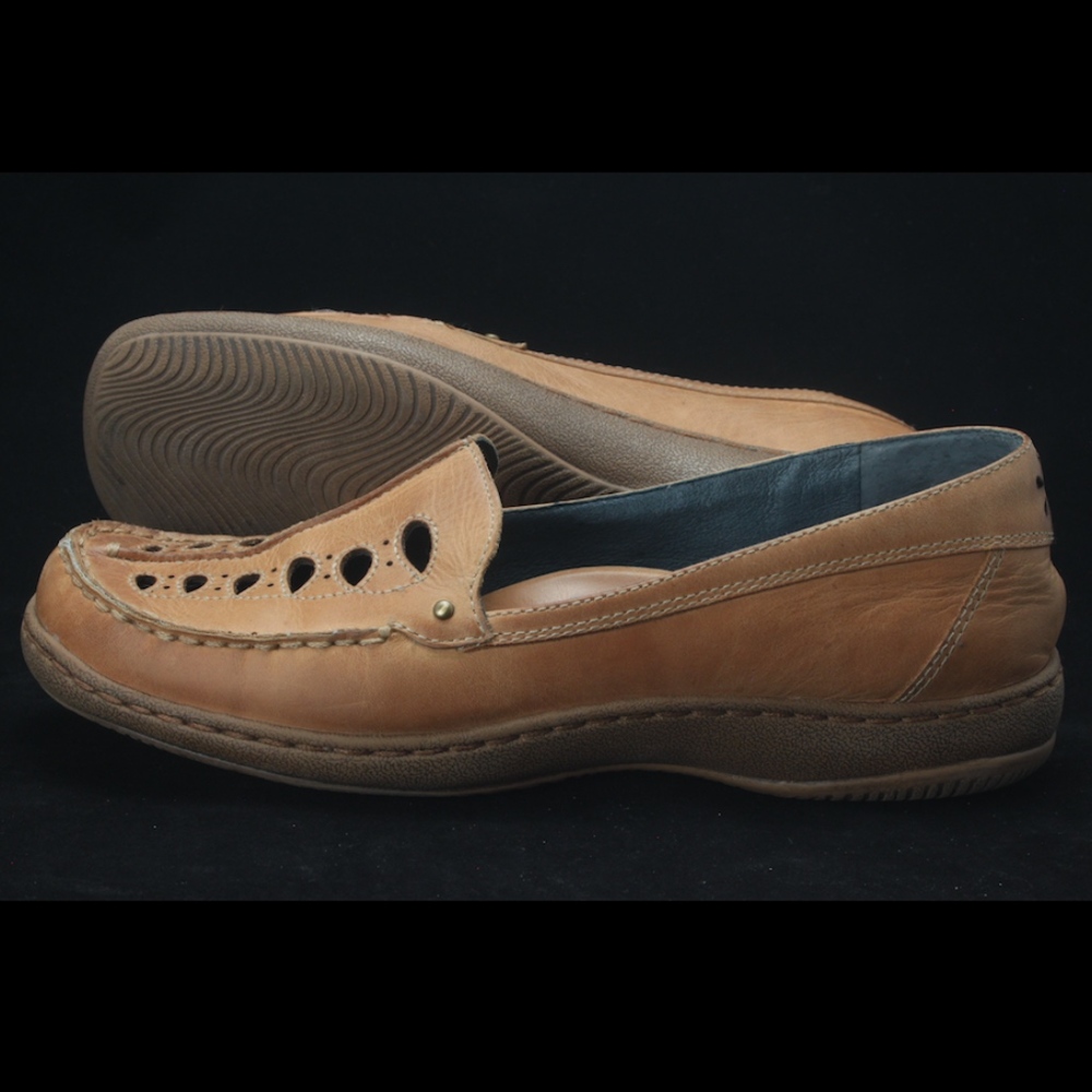 Umberto Raffini Perforated Leather Moc Loafer